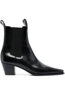 TOTEME - The City Boot Leather Ankle Boots #1296588
