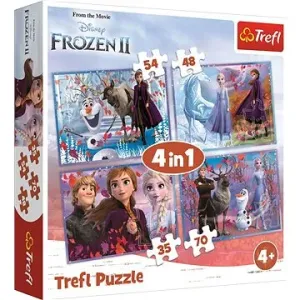 Puzzle 4in1 Die Eiskönigin II