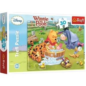 Trefl Puzzle Winnie the Pooh Das Schweinchen badet 30 Teile
