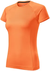 Damen-T-Shirt für den Sport, Neon Mandarine, XS