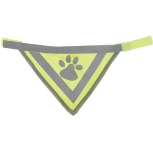 TRIXIE REFLECTIVE DOG SCARF S-M Reflektierendes Halstuch für den Hund, gelb, größe