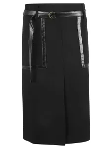 TRUE ROYAL - Jersey Midi Skirt