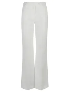 TRUE ROYAL - Linen Flared Trousers
