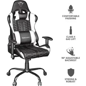 Trust GXT708W Resto Chair, weiß