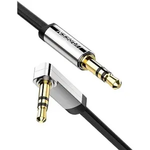 Ugreen 3.5mm Male to 3.5mm Male Straight to Angle flat Cable 1m (Black)