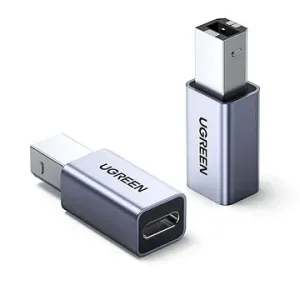 UGREEN USB 2.0 USB-C/F auf USB 2.0 B/M Adapter Aluminum Case