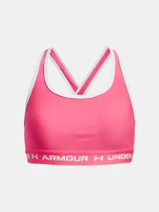 Under Armour G Crossback Mid Solid Mädchen-BH Rosa