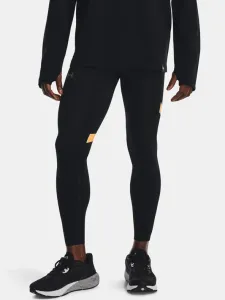 Under Armour Men's UA Speedpocket Tights Black/Orange Ice XL Laufhose/Leggings