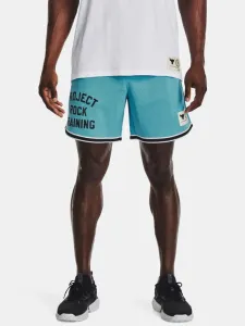 Under Armour Project Rock Penny Mesh TG Shorts Blau