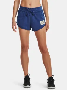 Under Armour Project Rock Terry Shorts Blau
