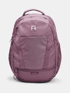Under Armour Women's UA Hustle Signature Backpack Purple/Misty Purple/Metallic Cristal Gold 25 L Rucksack