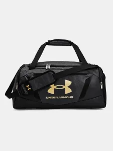 Under Armour UA Undeniable 5.0 Small Duffle Bag Black Medium Heather/Black/Metallic Gold 40 L Sport Bag