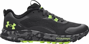Under Armour Men's UA Charged Bandit Trail 2 Running Shoes Jet Gray/Black/Lime Surge 41 Traillaufschuhe
