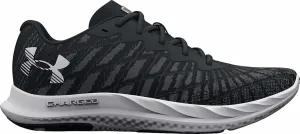 Under Armour Men's UA Charged Breeze 2 Running Shoes Black/Jet Gray/White 44,5 Straßenlaufschuhe