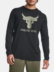 Under Armour Project Rock Brahma Bull LS T-Shirt Schwarz