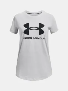 Under Armour Sportstyle Kinder  T‑Shirt Grau