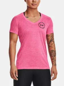 Under Armour Tech Twist LC Crest SSV T-Shirt Rosa #421755