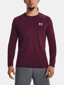 Under Armour UA HG Armour Fitted LS T-Shirt Rot