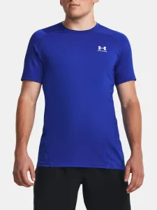 Under Armour UA HG Armour Fitted SS T-Shirt Blau