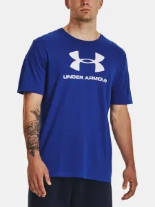 Under Armour UA M Sportstyle Logo SS T-Shirt Blau #1448384