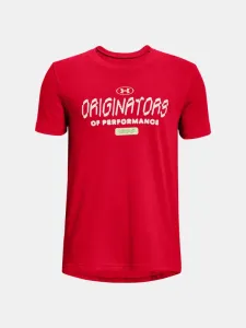 Under Armour UA Originators SS Kinder  T‑Shirt Rot