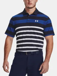 Under Armour UA Playoff 3.0 Stripe Polo T-Shirt Blau