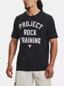 Under Armour UA Project Rock Training T-Shirt Schwarz