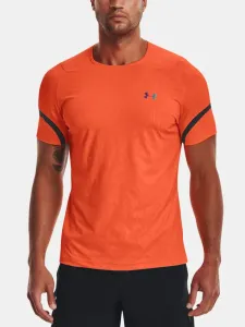 Under Armour UA Rush 2.0 Emboss SS T-Shirt Orange