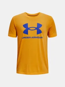 Under Armour UA Sportstyle Logo SS Kinder  T‑Shirt Gelb