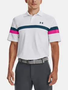 Under Armour UA T2G Color Block Polo T-Shirt Weiß