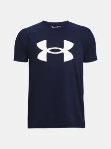 Under Armour UA Tech Big Logo SS Kinder  T‑Shirt Blau #419208