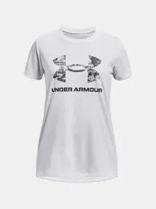 Under Armour UA Tech Print BL SSC T-Shirt Weiß