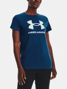 Under Armour UA W Sportstyle Logo SS T-Shirt Blau