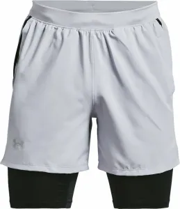 Under Armour Men's UA Launch 5'' 2-in-1 Shorts Mod Gray/Black 2XL Laufshorts