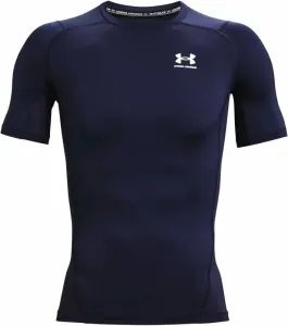 Under Armour Men's HeatGear Armour Short Sleeve Midnight Navy/White M Fitness T-Shirt