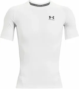 Under Armour Men's HeatGear Armour Short Sleeve White/Black S Fitness T-Shirt