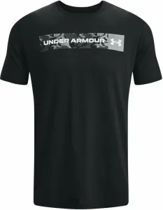 Under Armour UA CAMO CHEST STRIPE SS Herrenshirt, schwarz, größe M