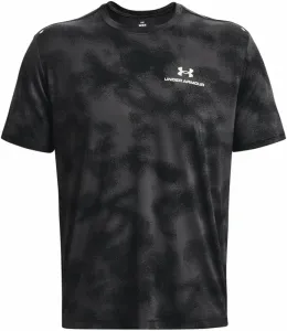 Under Armour Men's UA Rush Energy Print Short Sleeve Black/White L Fitness T-Shirt