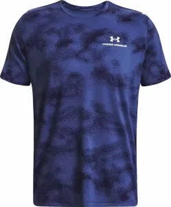 Under Armour Men's UA Rush Energy Print Short Sleeve Sonar Blue/White XL Fitness T-Shirt