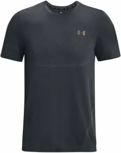 Under Armour Men's UA Rush Seamless Legacy Short Sleeve Pitch Gray/Black L Fitness T-Shirt