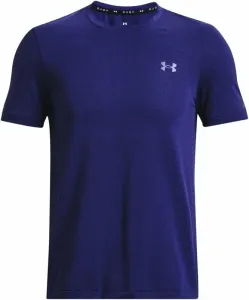 Under Armour Men's UA Rush Seamless Legacy Short Sleeve Sonar Blue/Black 2XL Fitness T-Shirt