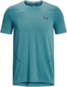 Under Armour Men's UA Seamless Grid Short Sleeve Glacier Blue/Sonar Blue 2XL Fitness T-Shirt
