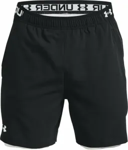 Under Armour Men's UA Vanish Woven 2-in-1 Shorts Black/White L Fitness Hose