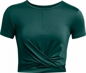 Under Armour Women's Motion Crossover Crop SS Hydro Teal/White S Fitness T-Shirt