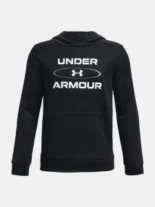 Under Armour UA Armour Fleece Graphic HD Sweatshirt Kinder Schwarz