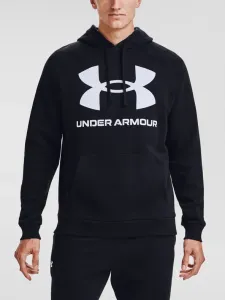 Under Armour UA Rival Fleece Big Logo HD Sweatshirt Schwarz