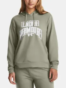 Under Armour UA Rival Terry Graphic Hdy Sweatshirt Grün #1427055