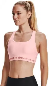 Under Armour Women's Armour Mid Crossback Sports Bra Beta Tint/Stardust Pink S Fitness Unterwäsche