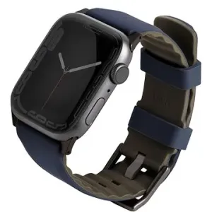 UNIQ Linus Airsoft Silikonarmband für Apple Watch 42 mm / 44 mm / 45 mm / Ultra 49 mm - blau