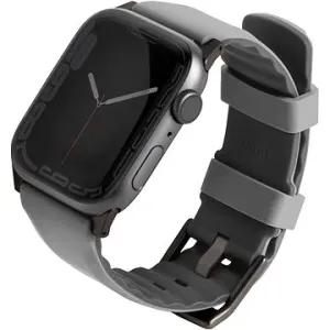 UNIQ Linus Airsoft Silikonarmband für Apple Watch 42 mm / 44 mm / 45 mm / Ultra 49 mm - grau